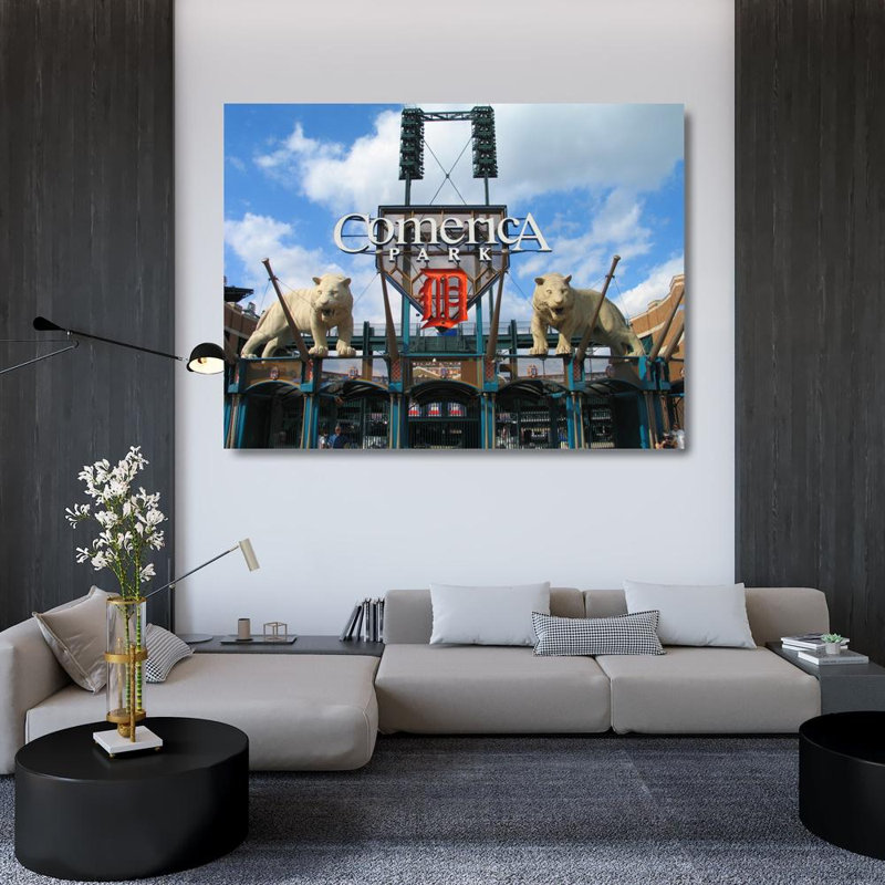 Comerica Park, 36" H x 48" W