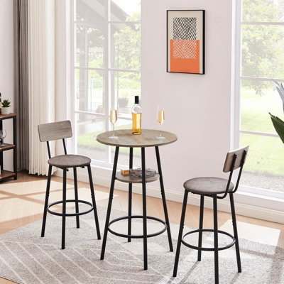 Stylish Grey Bar Stools With Shelf And For Relaxing Time Modern Stool Ergonomic