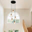 Lustre contemporain moderne doré à 5 lumières, suspension ronde de 4,2 m (13,7 po) pour plafond sec intérieur