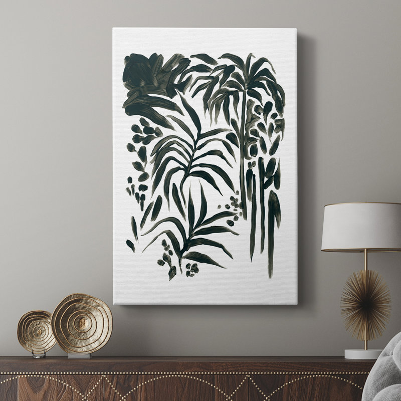 Encre Jungle I - galerie sur mesure, H 12 po x l 8 po