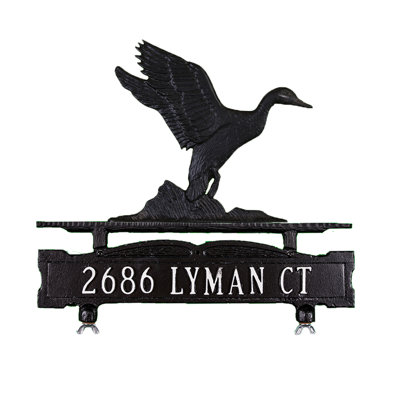 Metal Mailbox Sign
