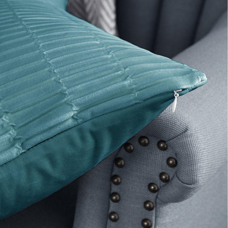 Rectangular Lumbar Cushion Cover, Storm Blue