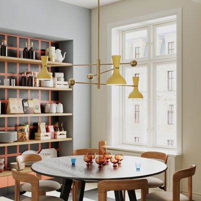 Luminaire suspendu Spoutnik 3 lumières Clare