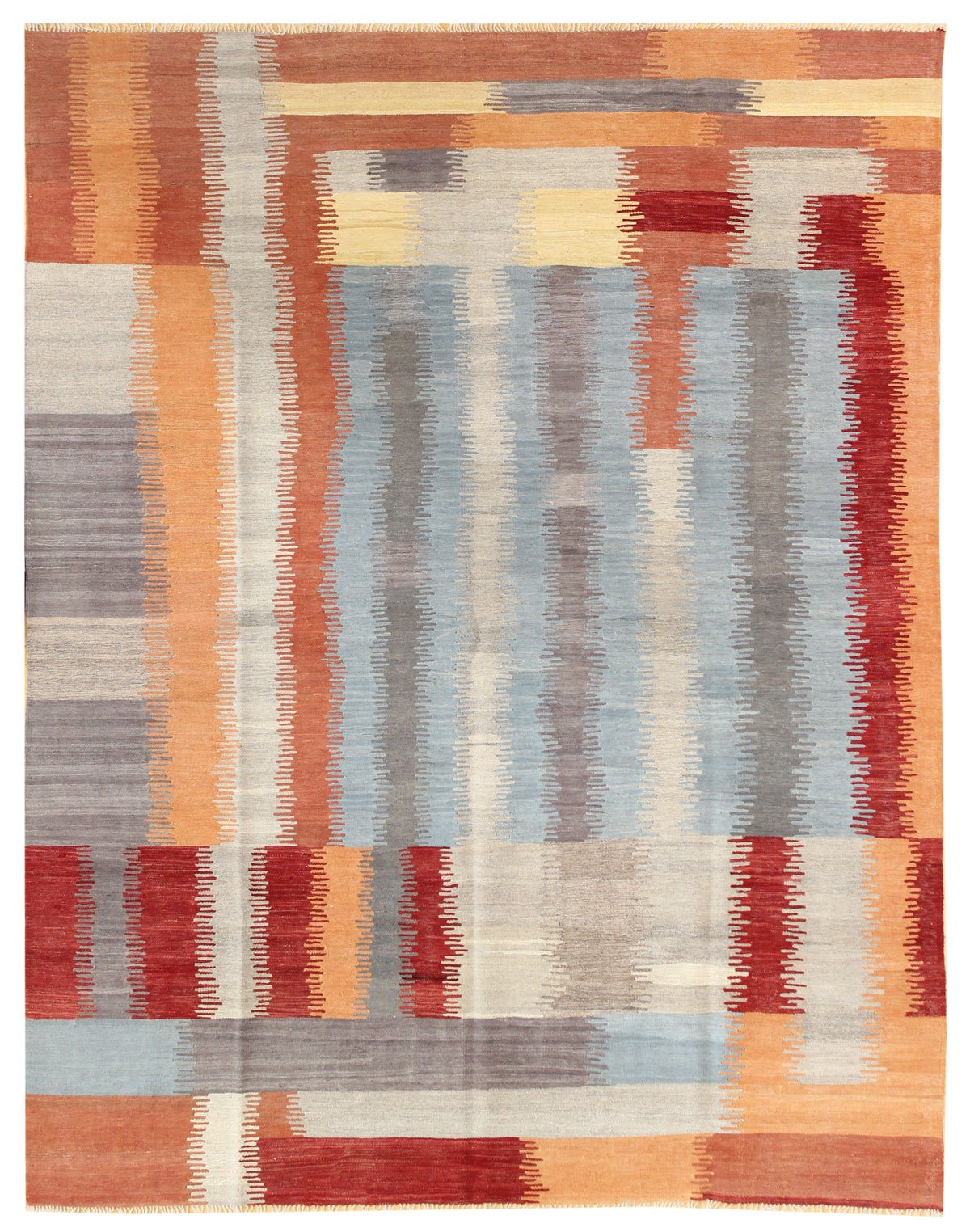 Anburgh Rug Landry & Arcari Rugs and Carpeting Aghan Afghan Handwoven Wool Blue ...