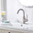 Single-Hole Single-handle Bathroom Faucet with Drain Assembly