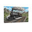 Train à vapeur, paysage de montagne, reproduction d'art-1012990834-1012990835-1012990838