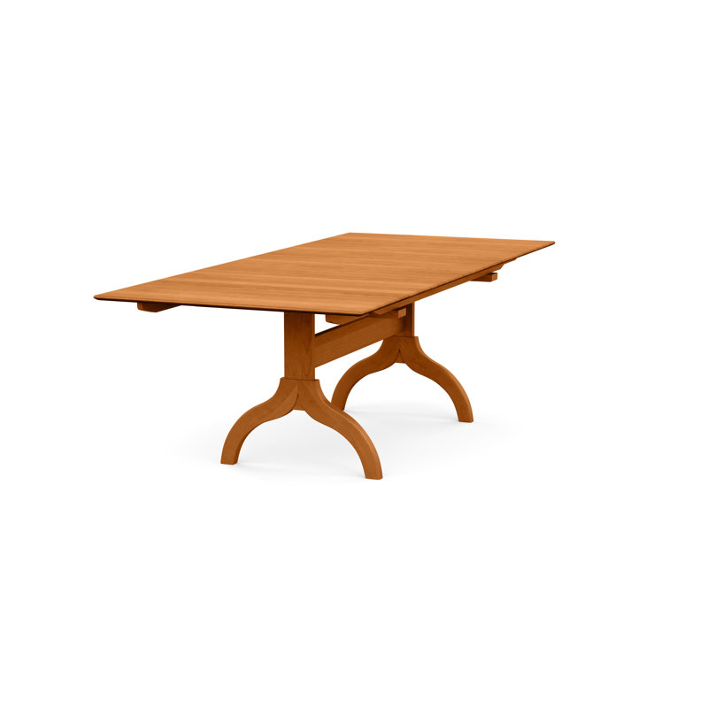 Sarah Four Leg Extension Table, 60" L x 38" W, Natural Cherry
