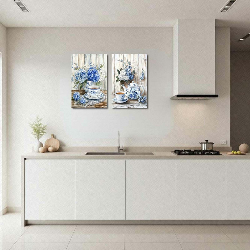 2 Piece Wrapped Canvas Wall Art, 40 cm H x 60 cm W