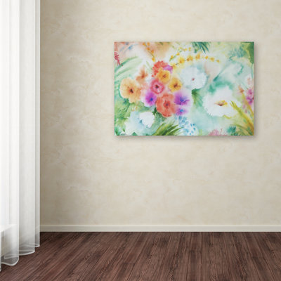 « napa jardin » par sheila golden, reproduction d’art sur toile tendue