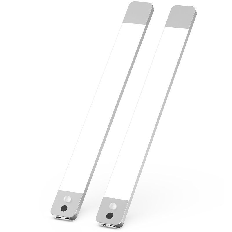 Luminaire à main et capteur de mouvement, H 0,9 cm x l 40 cm x P 4 cm