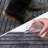 Runner Rug Hallway Non Slip Rubber Back Custom Size As Carpet Doormat Throw Rug Grey Striped-1605794310
