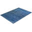 Tapis bleu / bourgogne / gris surdimensionné nouvel âge 6 pi 1 po x 8 pi 6 po Overdyed