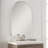 20x30 Inch Metal Framed Arched Bathrrom Mirror for Wall
