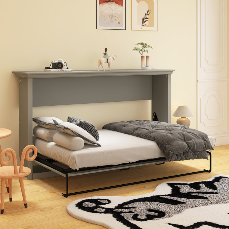 Lit escamotable simple, peut être plié dans une armoire
