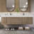 Edinger 70.8'' Double Bathroom Vanity with Acrylic Top-517148724