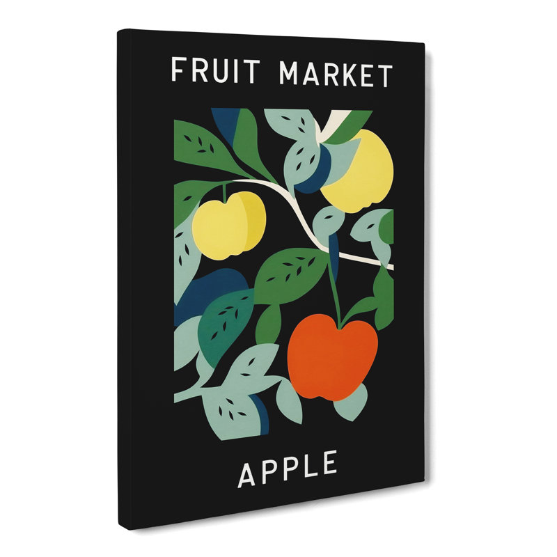 XMKTMKT-79 Apple Fruit Market Exhibition Vol.1 - Wrapped Canvas Print, 91cm H x 60cm W x 3cm D