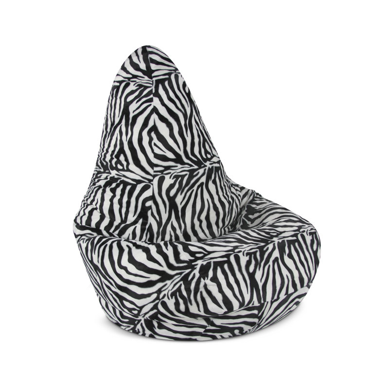 American Furniture Alliance Adult Bean Bag Chair, Black 