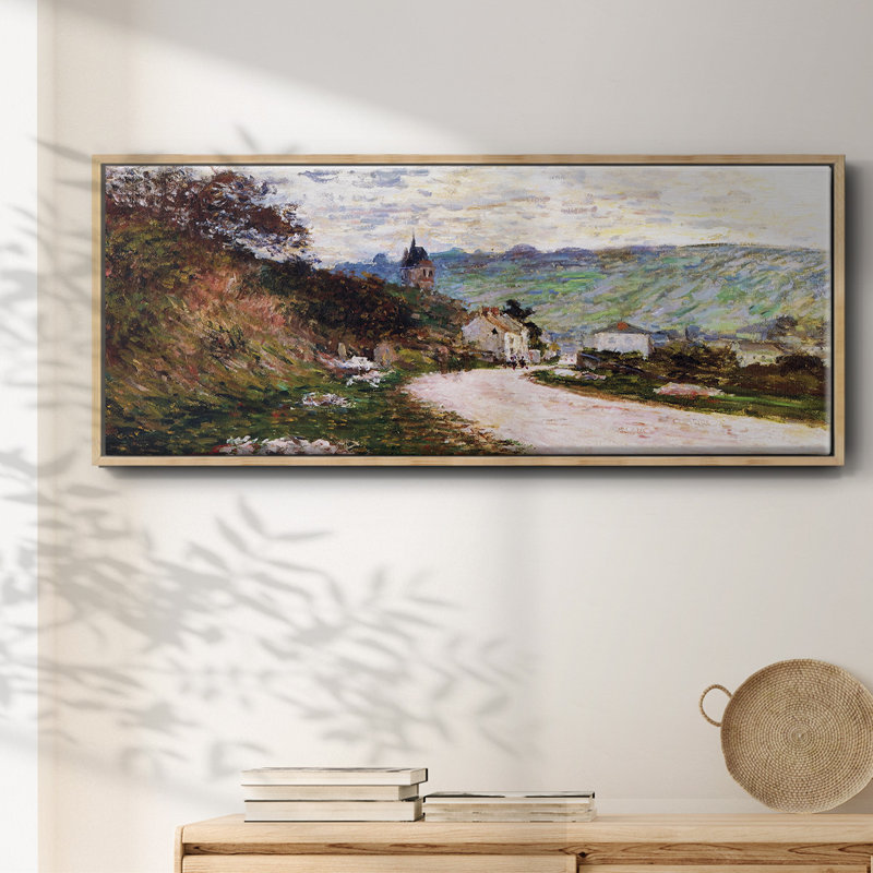 The Road at Vetheuil, 1878 - Toile encadrée