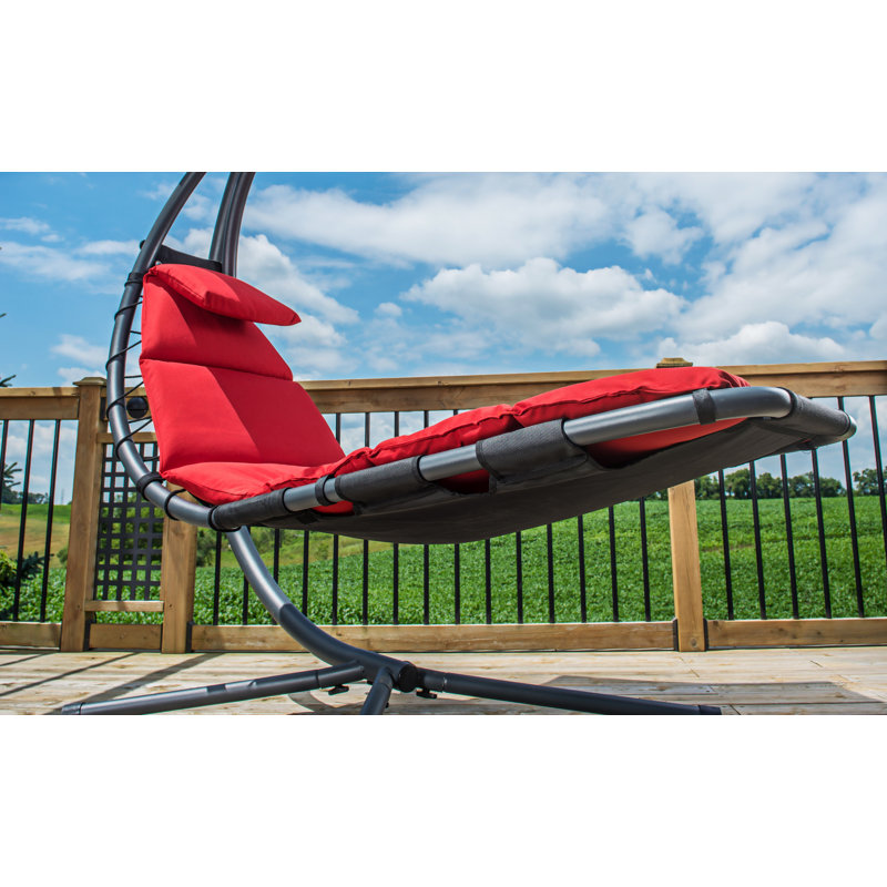 Vivere Replacement Outdoor Dream Series Cushion, Cherry Red