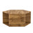 Hexagonal MDF Coffee Table, Characteristic Wood Grain Pattern Stickers, Multi-Hole Design To Give More Storage Space, Simple And Convenient Design Makes It Suitable For All Kinds Of Style Scenes.-745798673