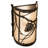 Whispering Pines Flush Mounted Sconce