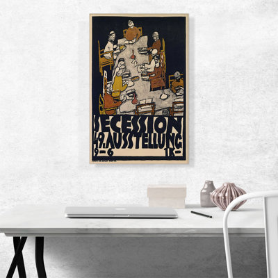" Poster For The Vienna Secession 1918 " by Egon Schiele Painting Print