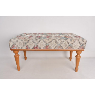 Bohemian Bench, Desk Bench, Ottoman Bench, Upholstered Bench, Turkish Rug Bench, Kilim Bench, Home Decor Bench, Handmade Bench