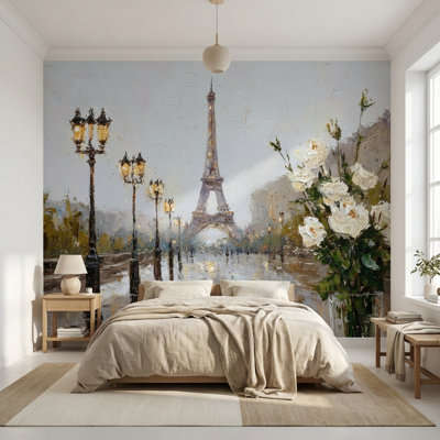 Papier peint tour Eiffel Paris