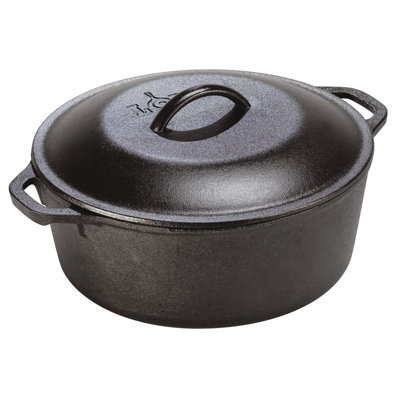 Lodge, Cast Iron Round Casserole