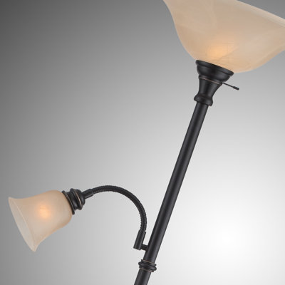 Lilibeth 72'' Torchiere Floor Lamp