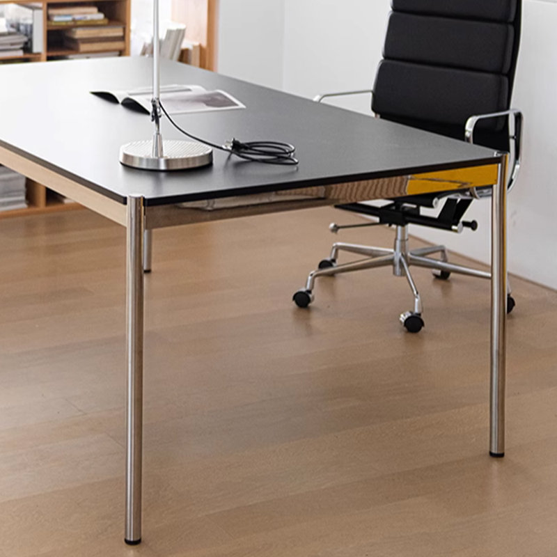 Bureau d'écriture moderne Modern Minimalist, Noir, H 28,93 po x l 47,24 po x P 27,55 po