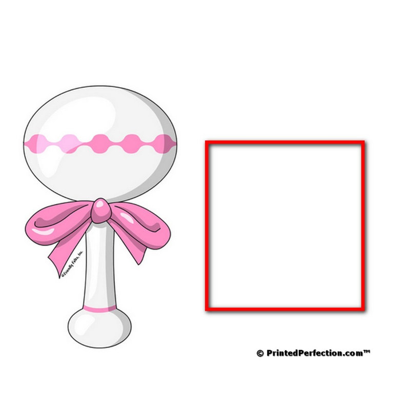 Hochet pour bébé personnalisé - ensemble de sous-verres roses (4 sous-verres), Oui