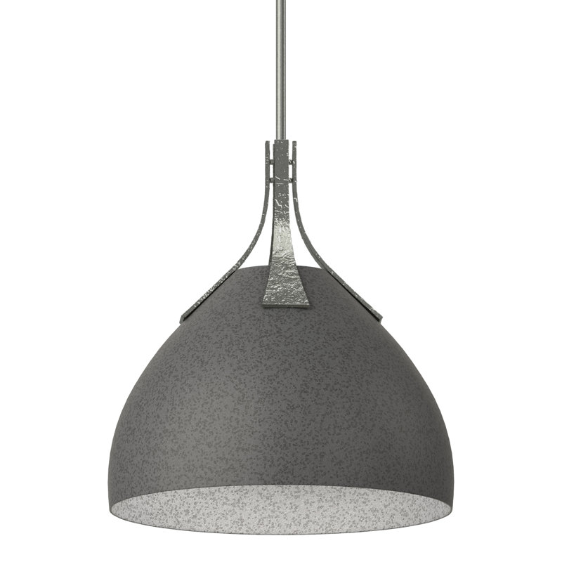 Summit 1 - Light Single Dome Pendant, Natural Iron, Sterling