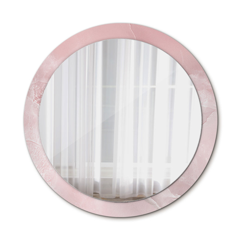 Huldar Glass Flat Wall Mirror, 90cm H x 90cm W