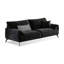 Canapé 86,61 po en chenille standard noir-129453423