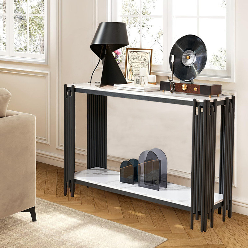 Fahrettin 49'' Console Table, Black