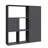 Hakeen Geometric Bookcase