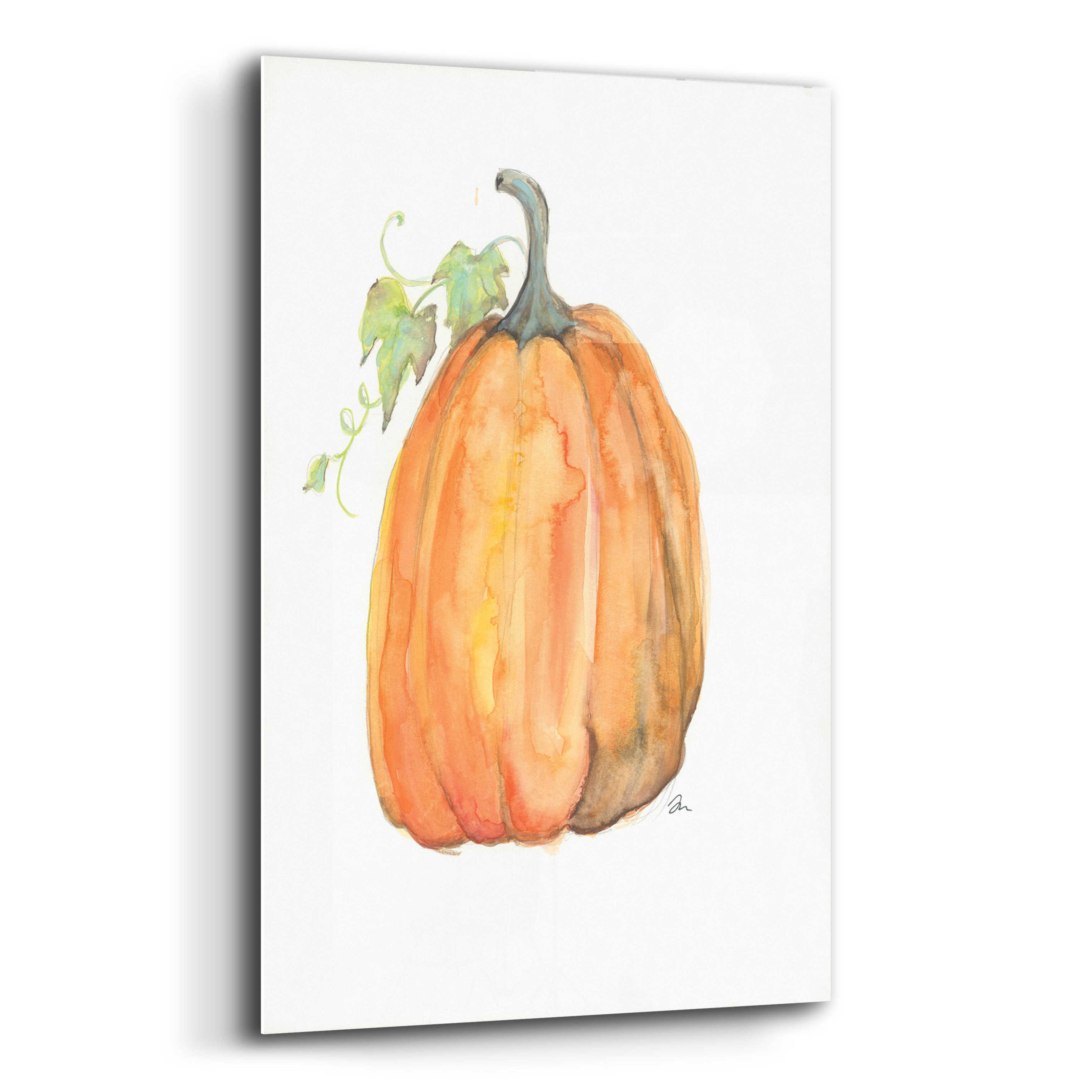 August Grove® Plump Pumpkin On Plastic/Acrylic by Jessica Mingo Painting |  Wayfair