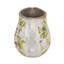 Vase rond en céramique avec motifs