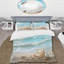 Ensemble de housse de couette Seashells By The Seashore - Paysages - Microfibre de polyester-110398176