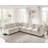 6-Piece L-Shaped Upholstered Symmetrical Sectional, Modular Sofa-728916749