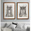 «Bridge Crossing I», ensemble de 2 reproductions d'art encadrées-497132694-497132695-497132692