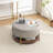 Charyn Upholstered Round Storage Ottoman-1465735360