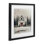 Christmas Barn with Wreat, reproduction encadrée sous verre, design by Creative Studio