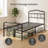18" Full Size Bed Frame With Headboard & Footboard, Space-Saving No Box Spring Needed, Platform Bed With Sturdy Metal Frame, Black-749783091