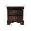 Table de chevet classique en bois 22 po x 16 po x 22,7 po-1914363906