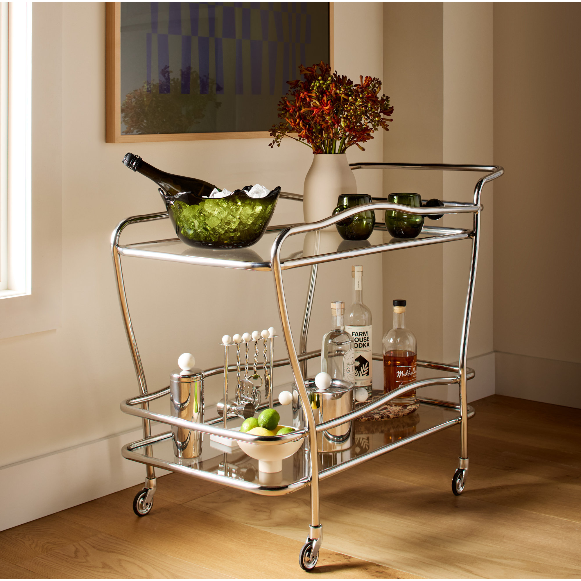 Freya Bar Cart - Thumbnail 2