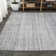 Tapis gris / bleu Bloomington Modern Strie