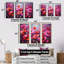 Magenta Poppy Fields Magic - Poppies, ensemble d'art sur toile-107749665-107749660