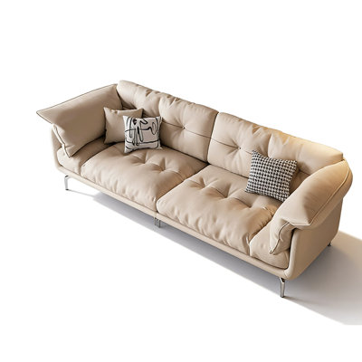 Creamy-white 100% Polyester Modular Sofa cushion couch